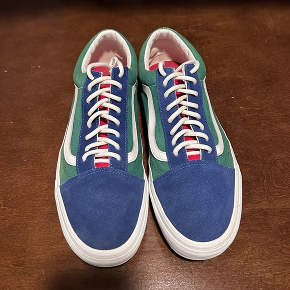 Vans Old Skool Yacht Club Multi-Color Blue Green Red Yellow GUC US Men 11 - Picture 3 of 9